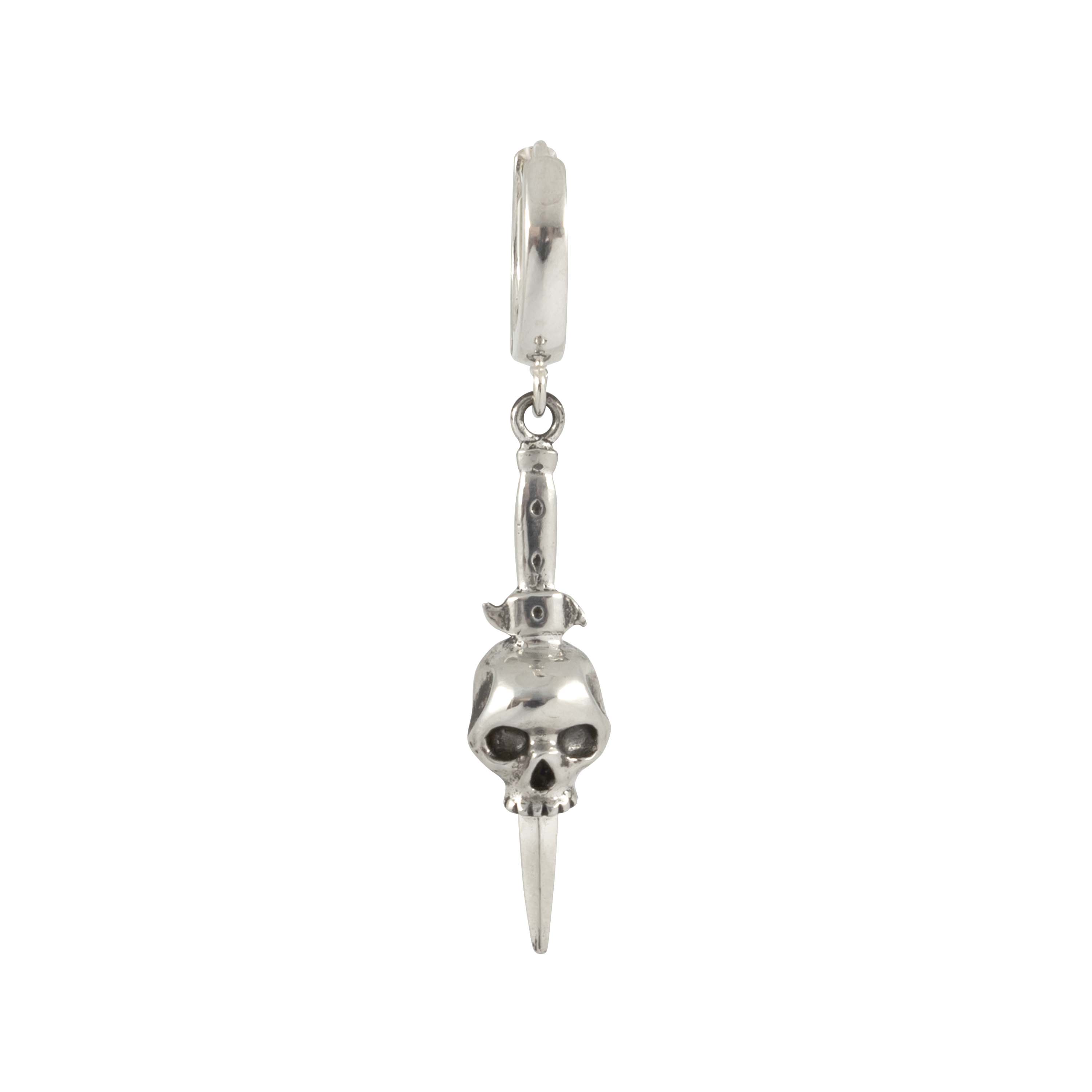 Skull store dagger earrings