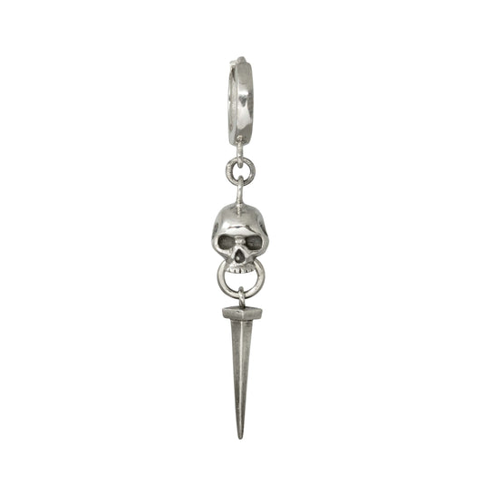 Skull Nail Earring - Sterling Silver - Futaba Hayashi