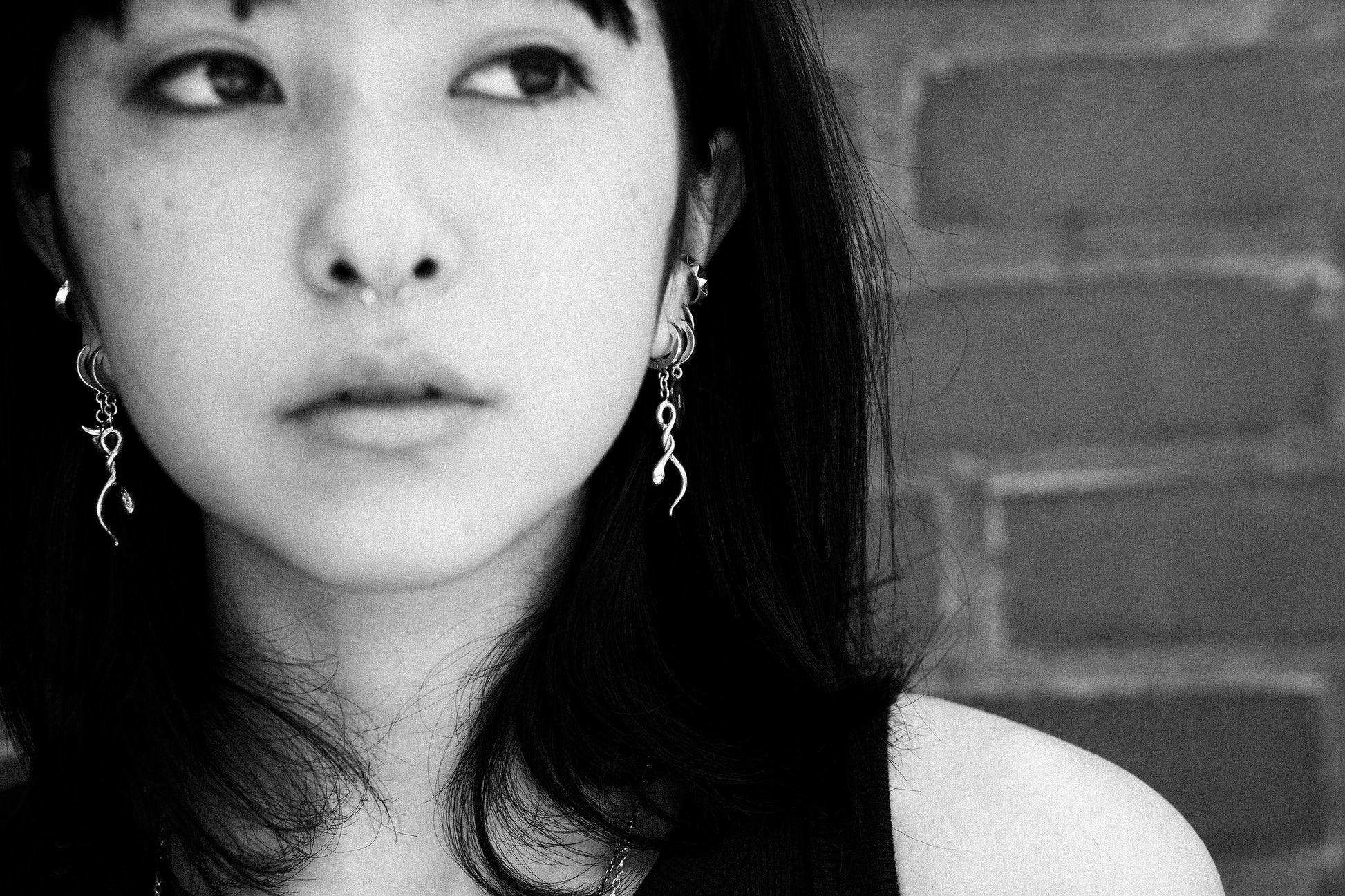 Snake Earring - Sterling Silver - Futaba Hayashi