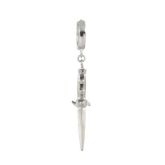 Switchblade Hoop Earring - Sterling Silver - Futaba Hayashi