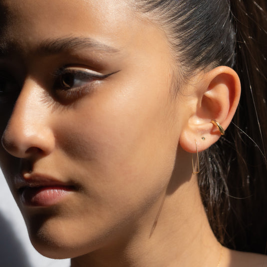 Knife Edge Ear Cuff - 14k Yellow Gold - Futaba Hayashi