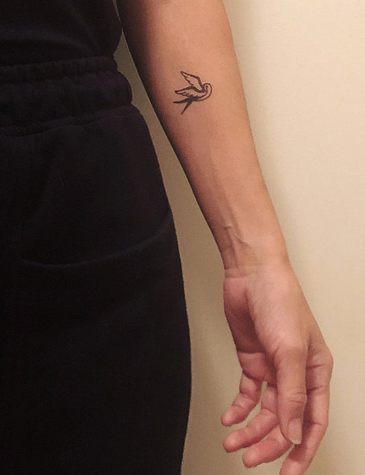 Swallow - Temporary Tattoo - Futaba Hayashi