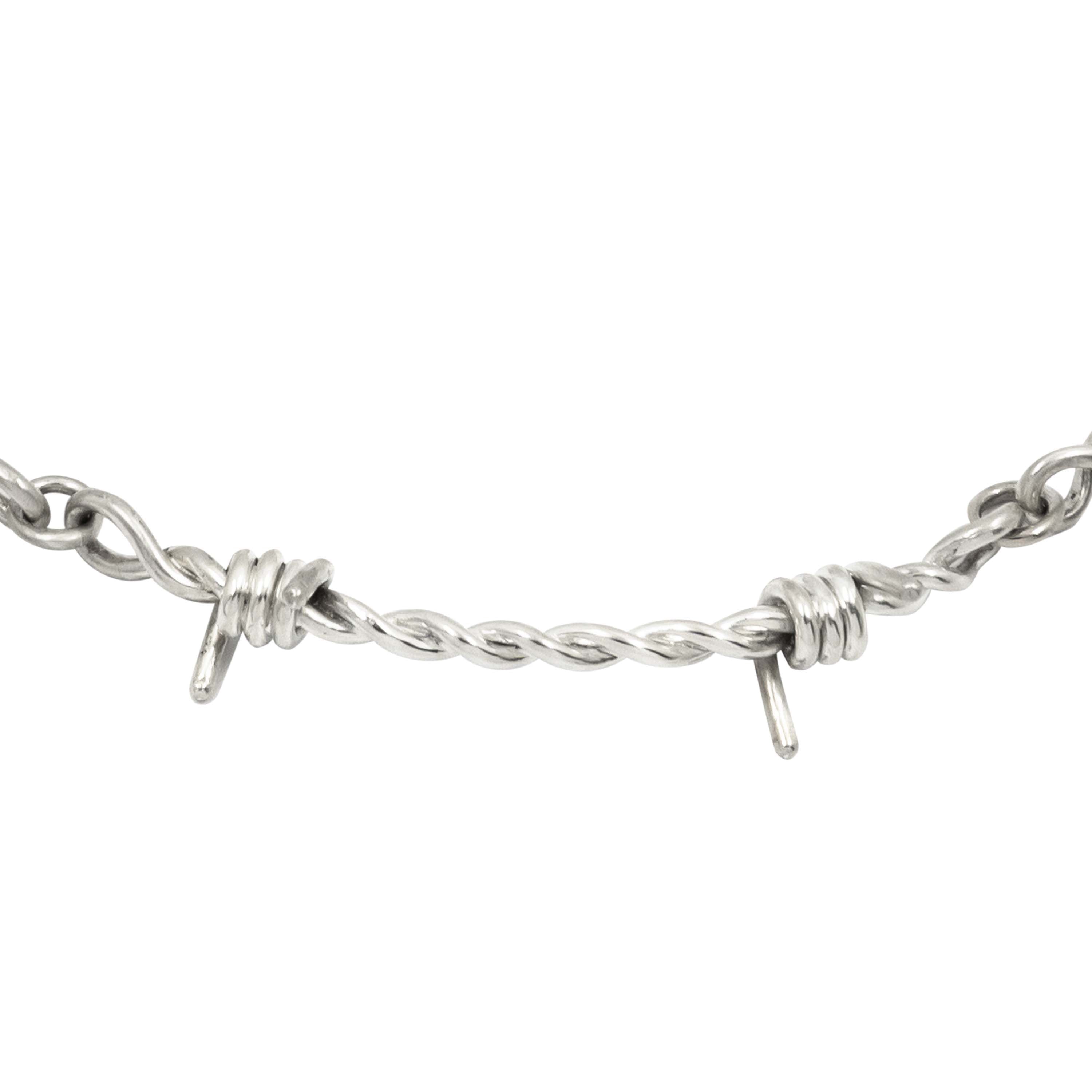 AeraVida Sterling Silver 2mm Slim Wire Choker Necklace - 15/16 Inch Dainty Silver Chain For Women