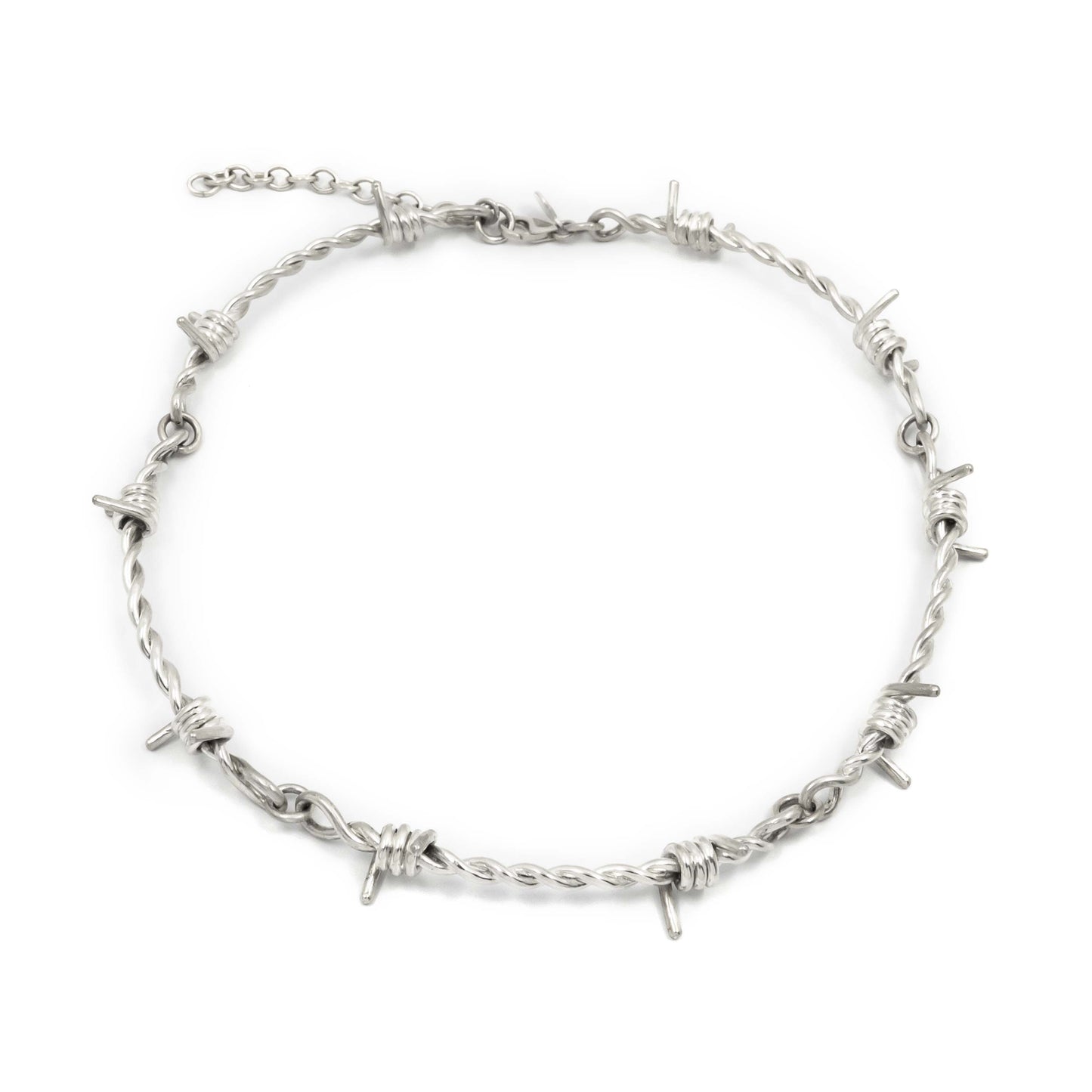 Barbed Wire Choker in Sterling Silver - Futaba Hayashi