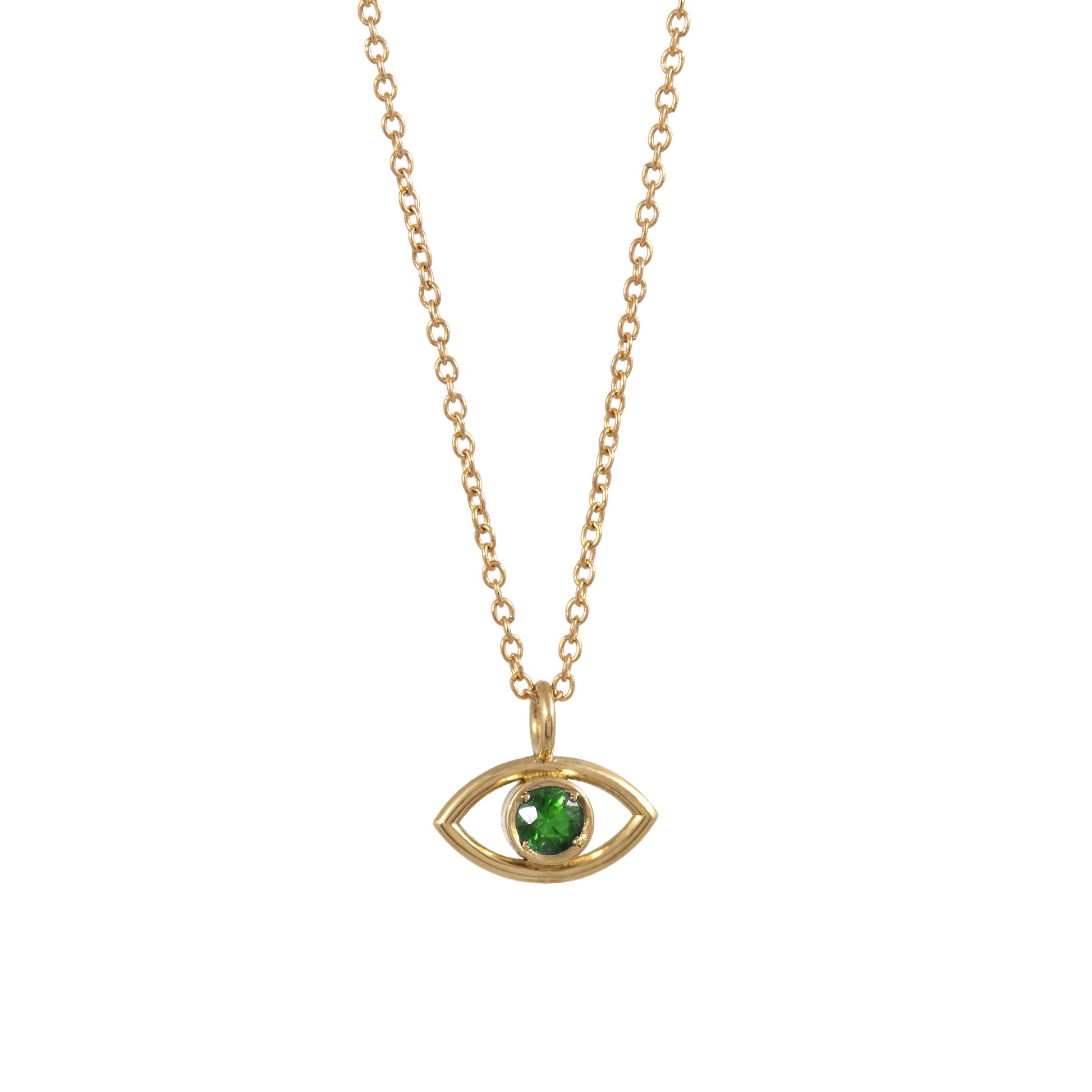 Evil Eye Necklace - 14K Yellow Gold - Futaba Hayashi