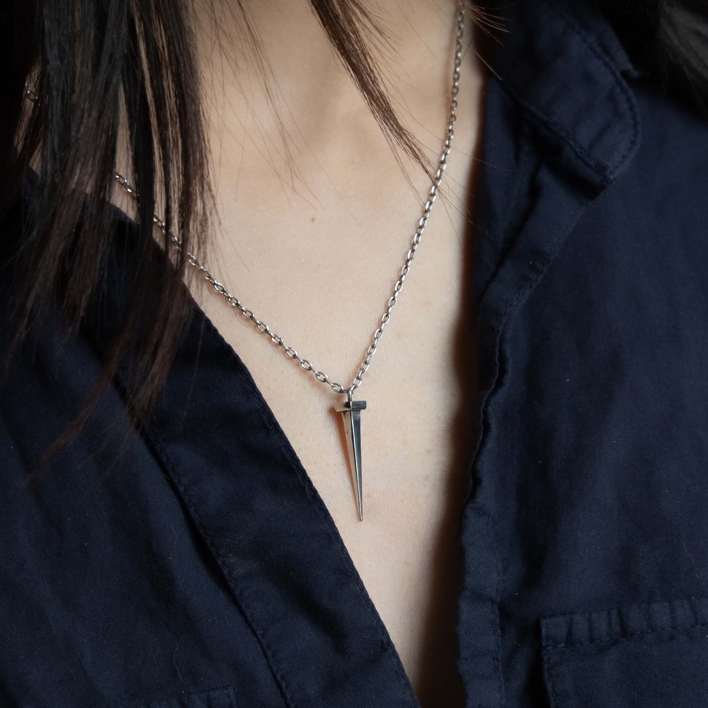 Tough as Nails Necklace - Sterling Silver - Futaba Hayashi