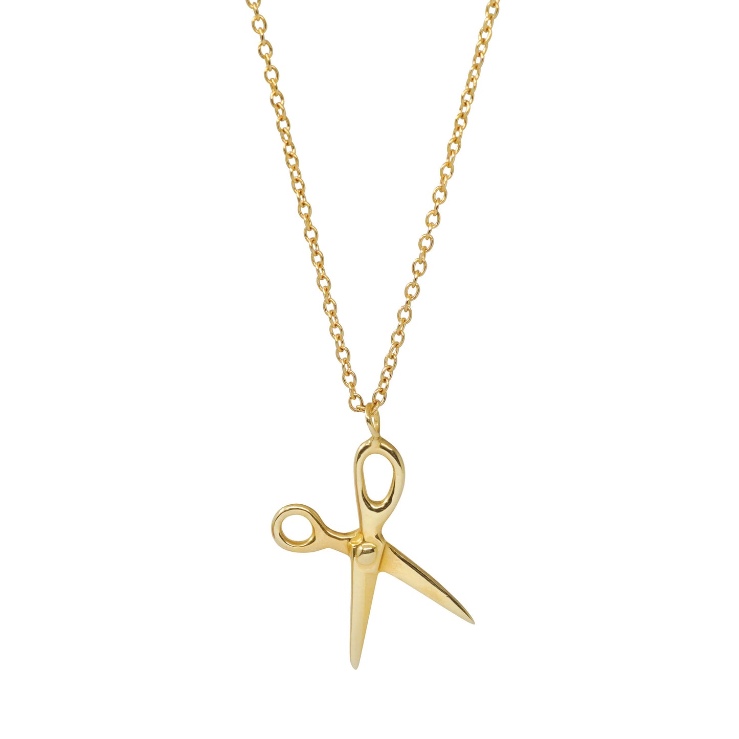 Scissor Necklace - 14K Yellow Gold - Futaba Hayashi
