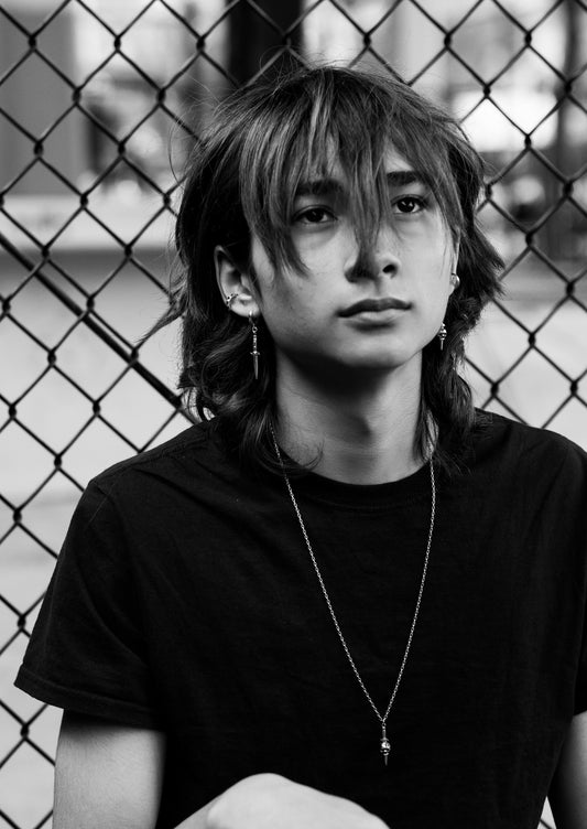 Skull Dagger Necklace - Sterling Silver - Futaba Hayashi