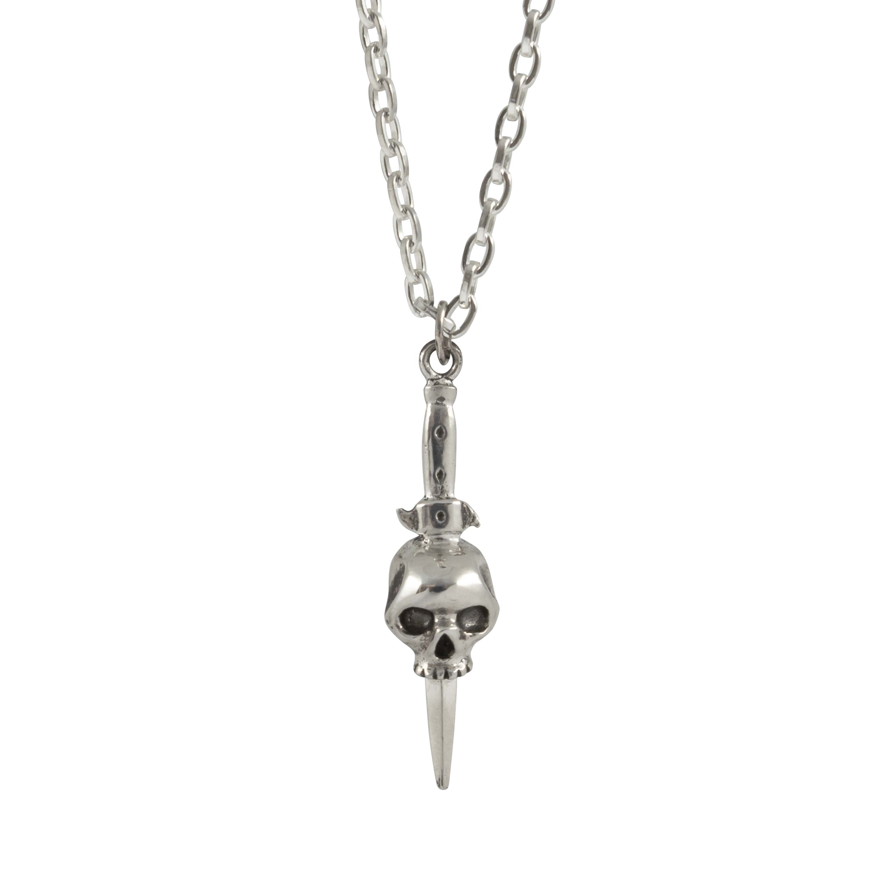 Skull Dagger Necklace - Sterling Silver | Futaba Hayashi