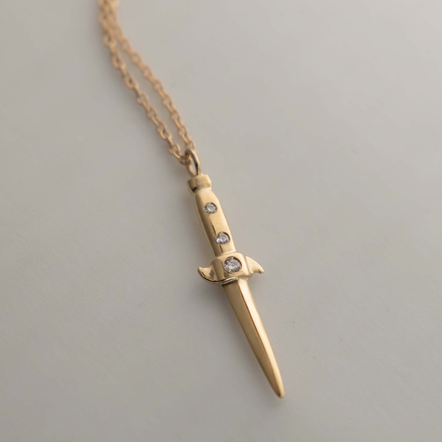 Switchblade Necklace - 14k Yellow Gold - Futaba Hayashi