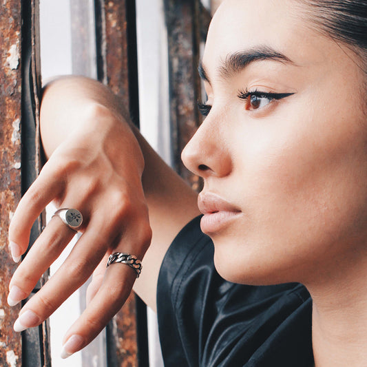 Cubano - Bold Cuban Chain Ring in Sterling Silver - Futaba Hayashi