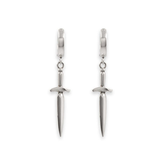 Dagger Earring - Sterling Silver