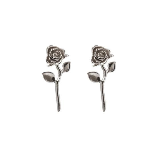Devotion Rose Stud Earring - Sterling Silver - Futaba Hayashi