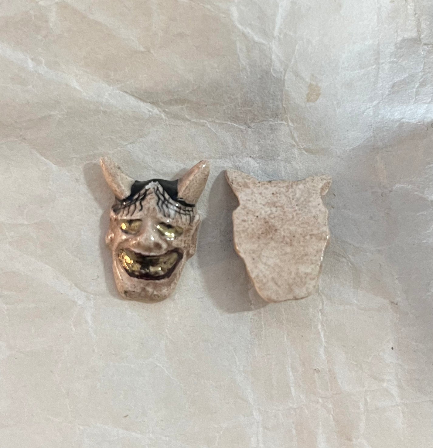 Hannya earrings Clearance