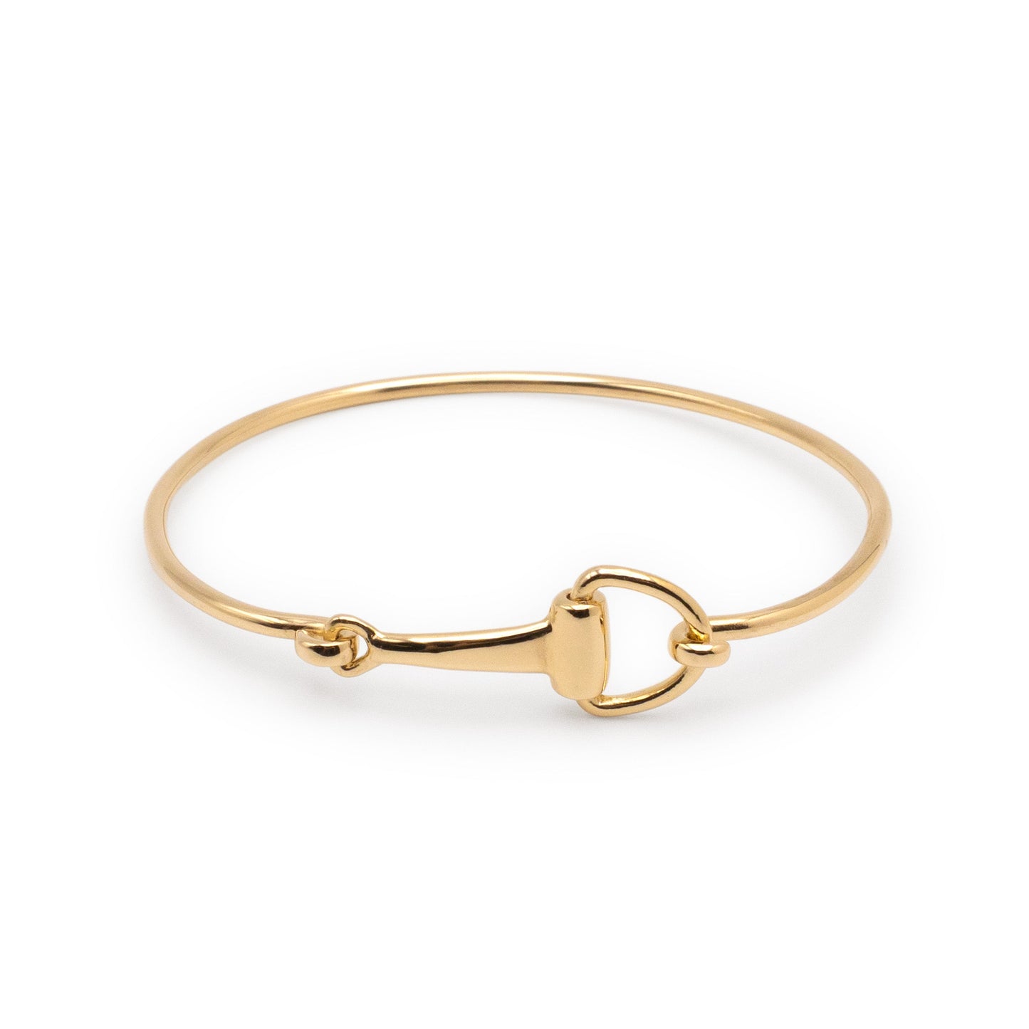 Snaffle Bit Bracelet Small - 14k yellow gold