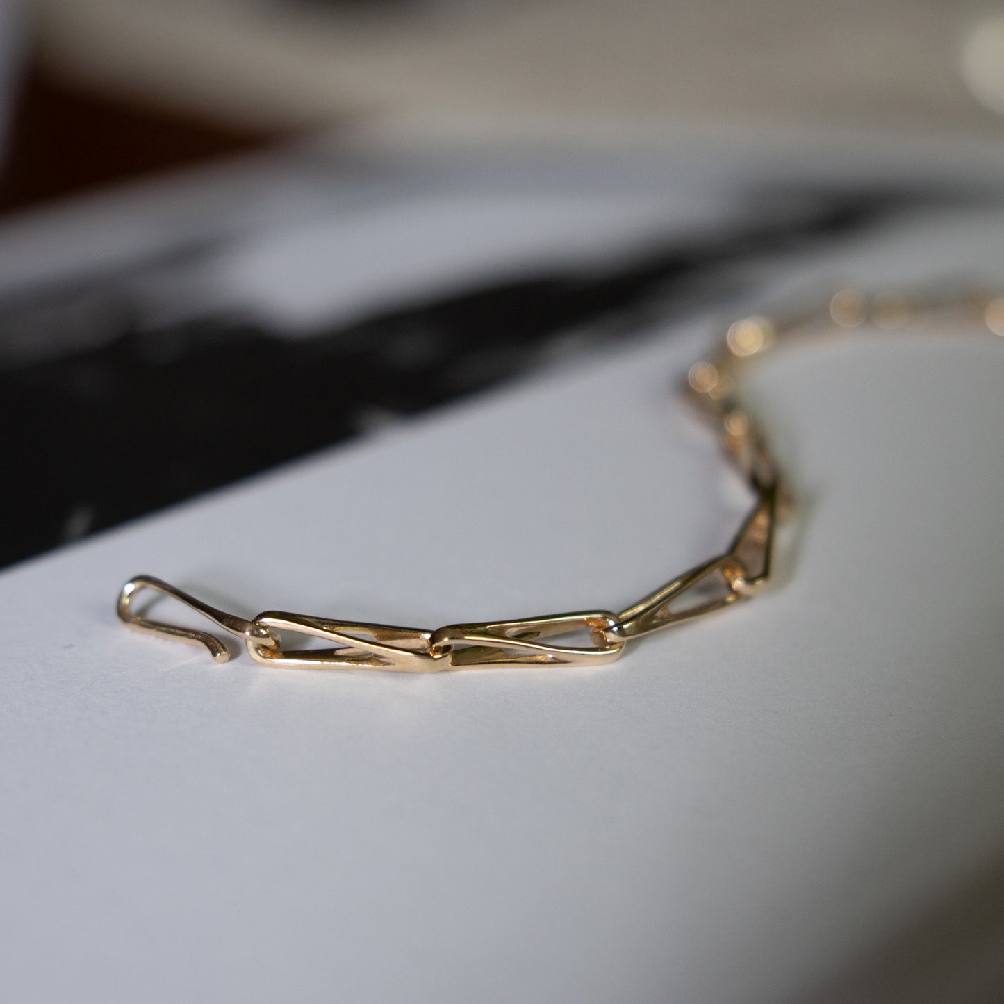 Sasha Link Chain Bracelet Light - 14k yellow gold
