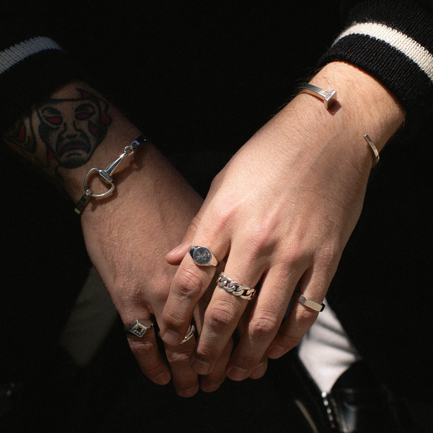 Tough as Nails Cuff Bracelet - Sterling Silver