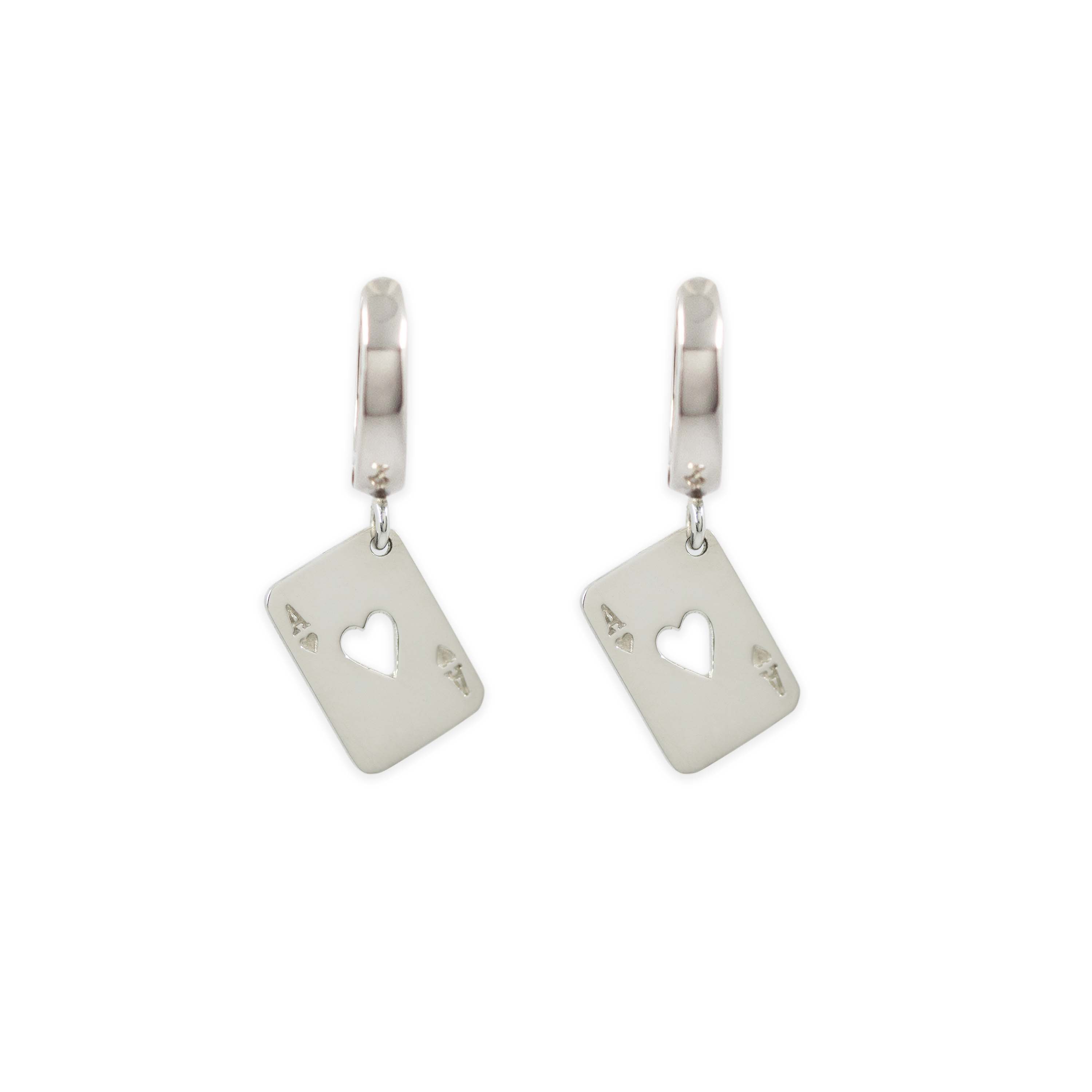 Ace of Heart Earring - Sterling Silver | Futaba Hayashi