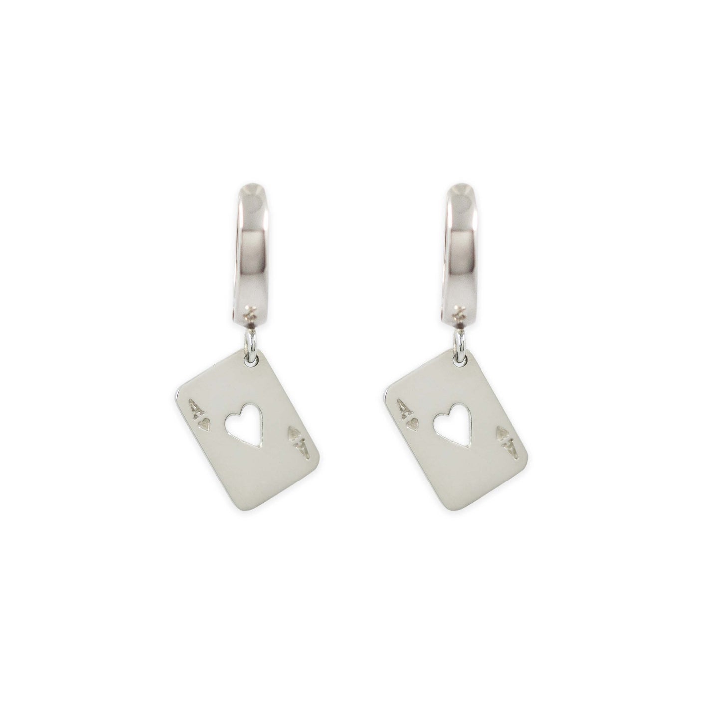 Ace of Heart Earring - Sterling Silver - Futaba Hayashi