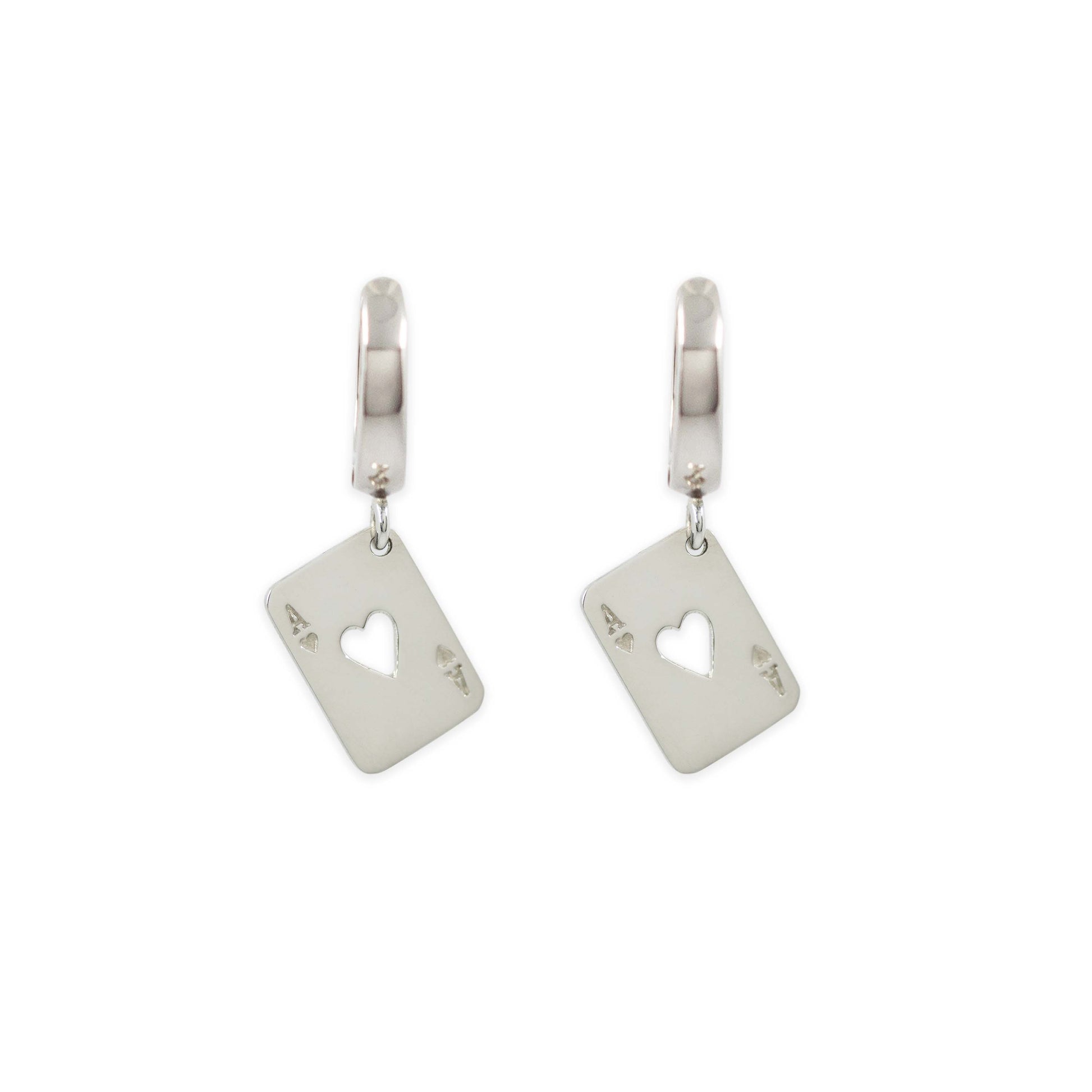 Ace of Heart Earring - Sterling Silver - Futaba Hayashi
