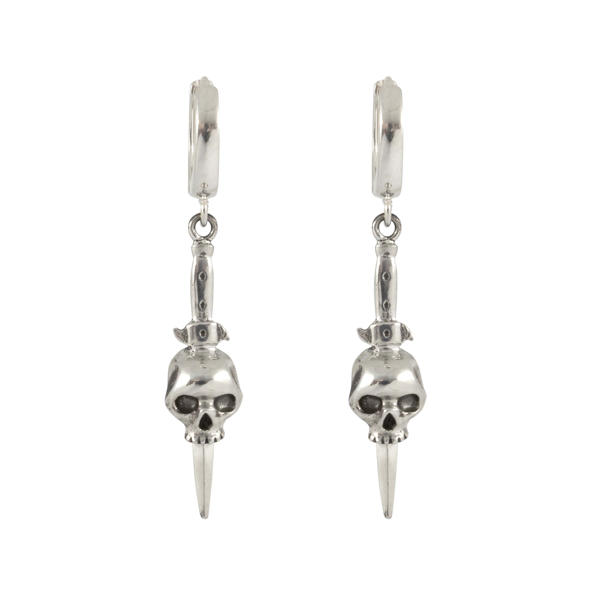 Skull Dagger Earring - Sterling Silver - Futaba Hayashi