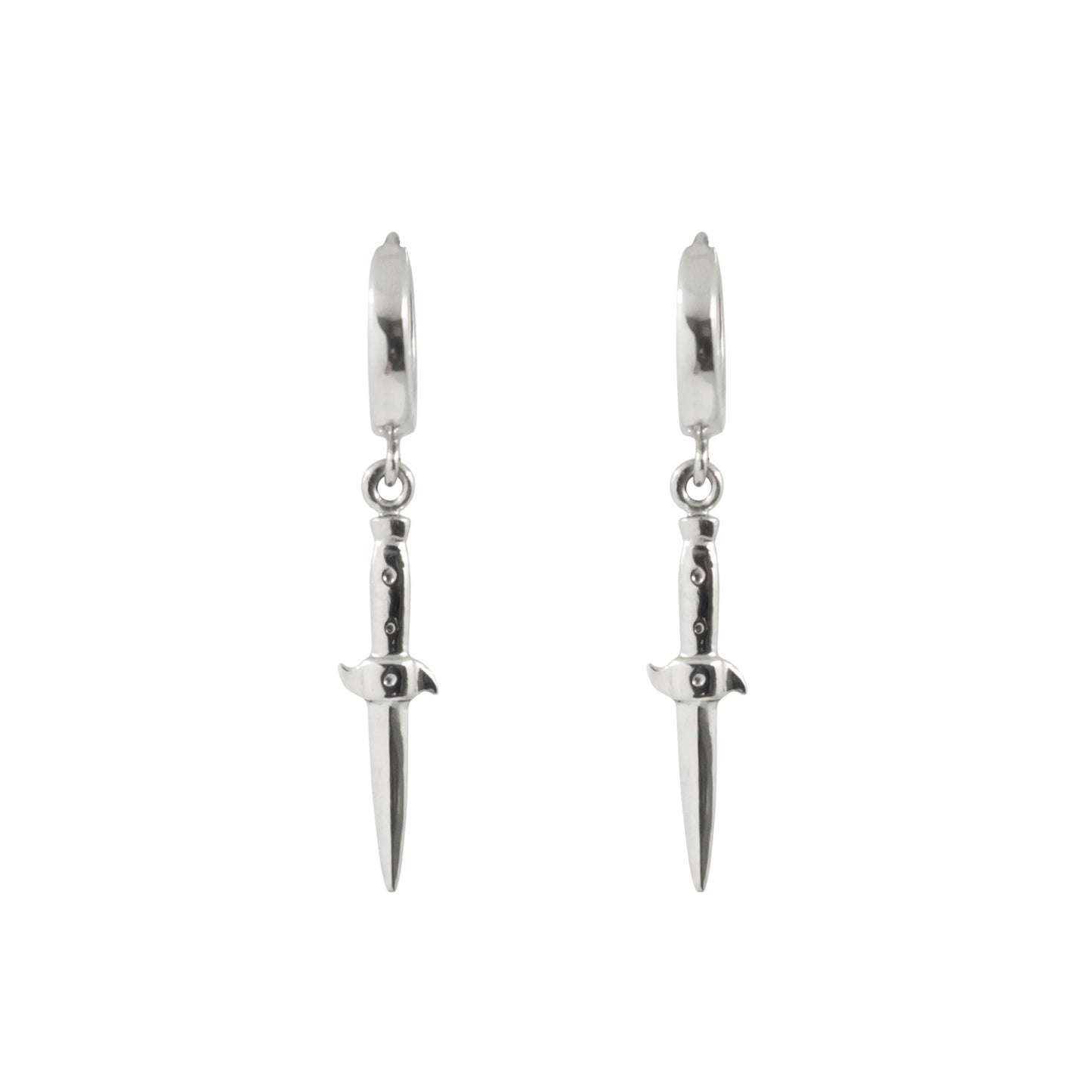 Switchblade Earring Small - Sterling Silver