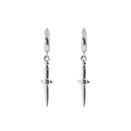 Switchblade Earring Small - Sterling Silver