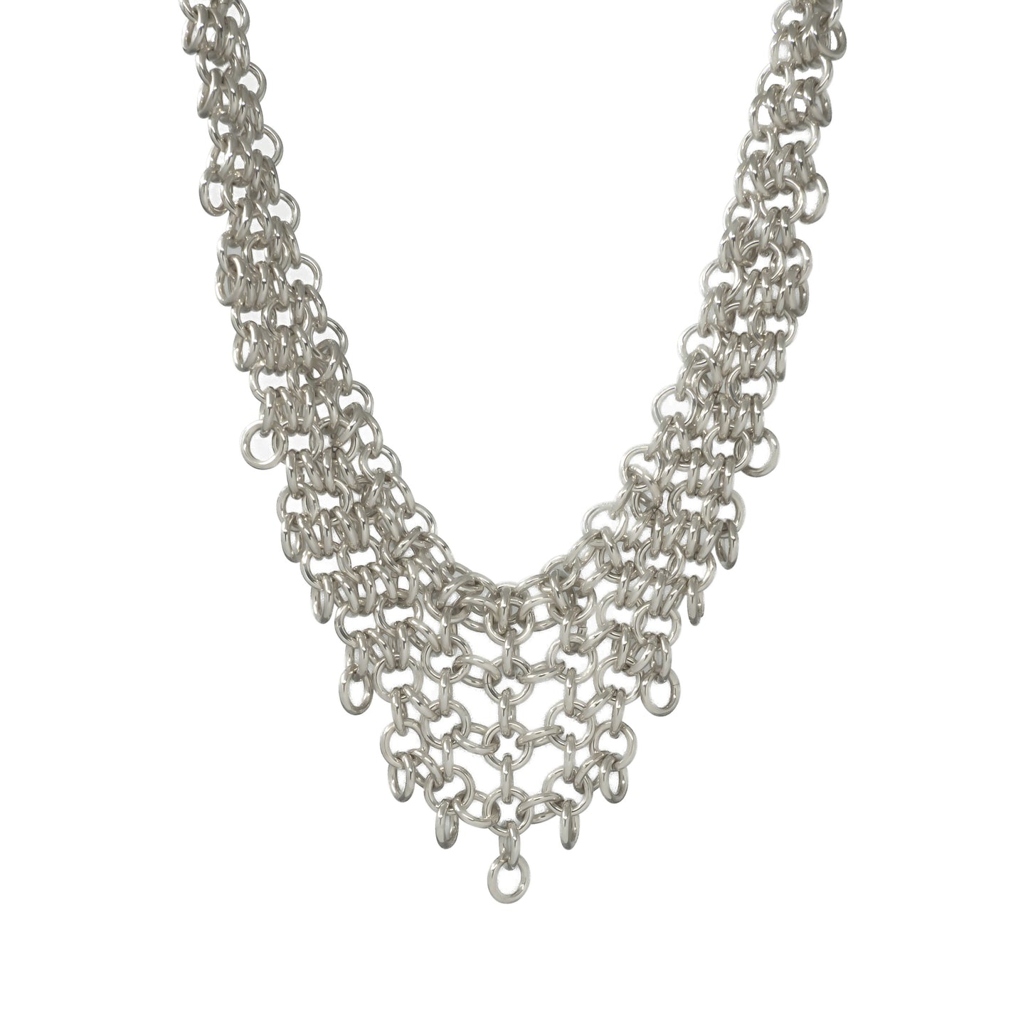 Guardian Chainmail Necklace - Sterling Silver