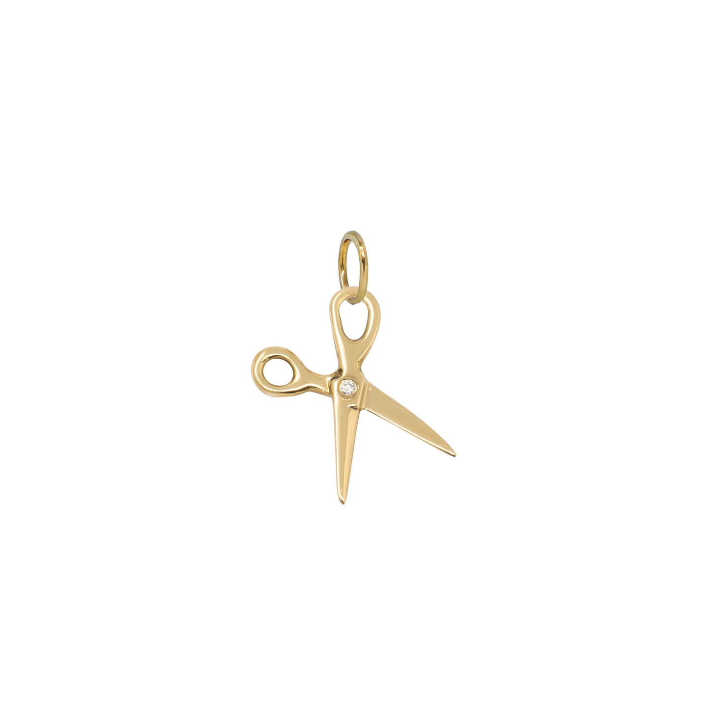 Scissor Necklace - 14K Yellow Gold