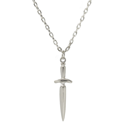 Dagger Necklace in Sterling Silver