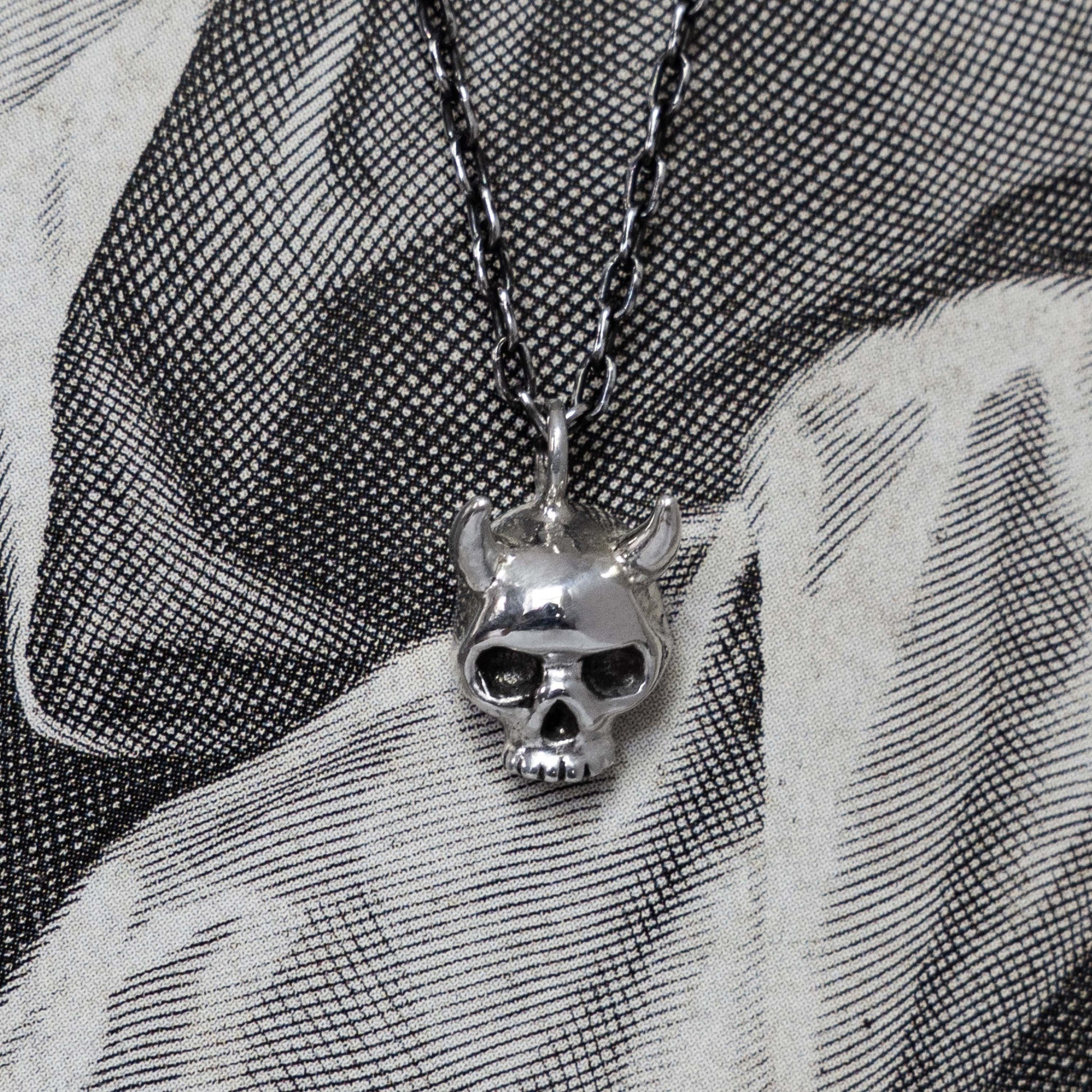 Skull Necklace - Sterling Silver - Futaba Hayashi