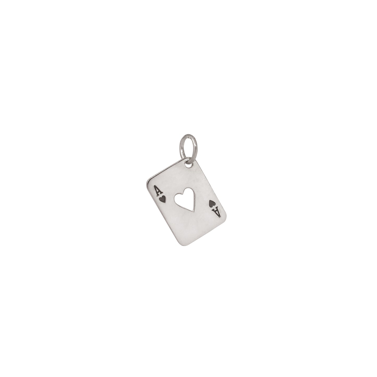 Ace of Heart Pendant (Charm Only) - Sterling Silver - Futaba Hayashi