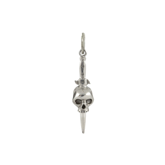 Skull Dagger Pendant(Charm Only) - Sterling Silver - Futaba Hayashi