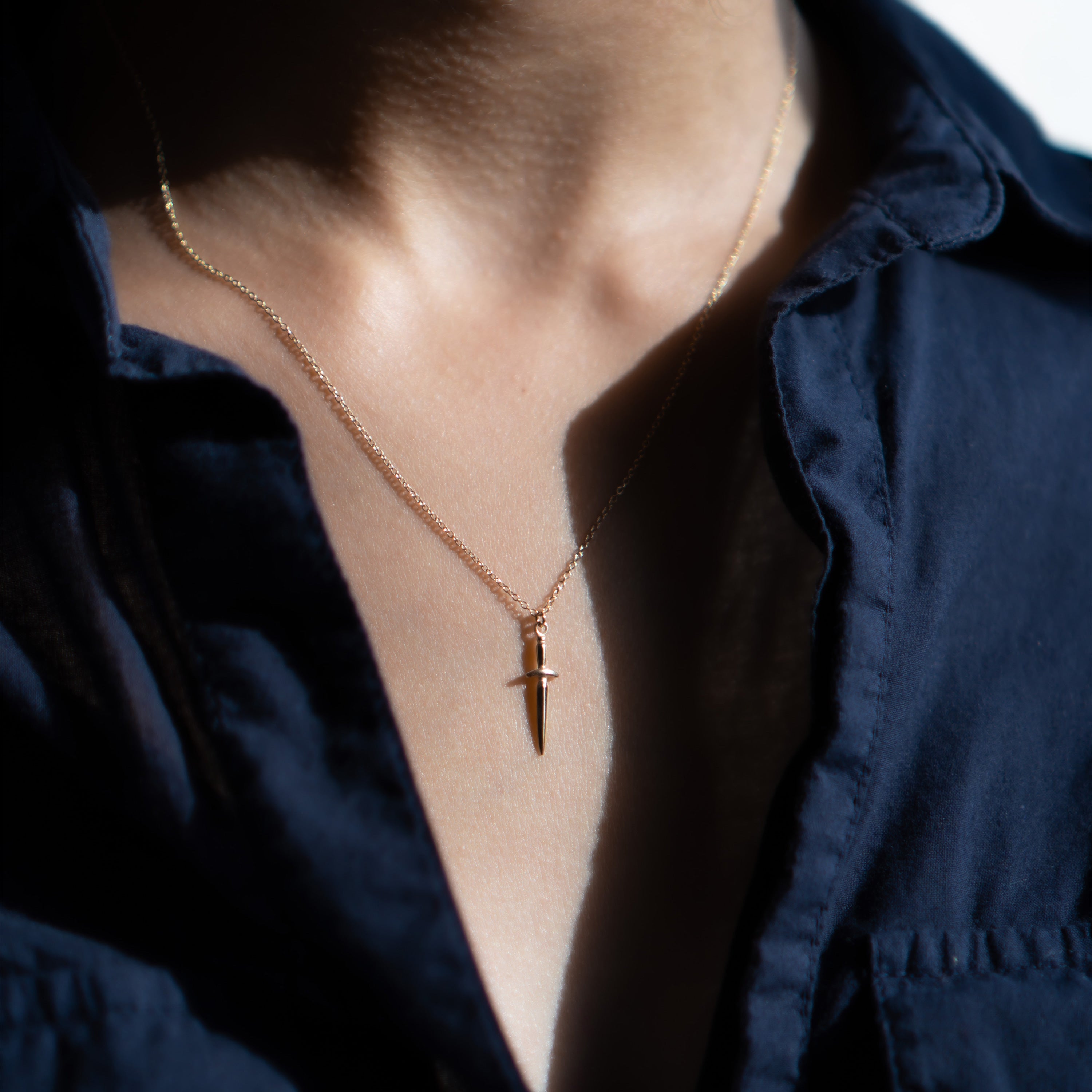 Buy Gold Sword Pendant Necklace/ Dagger Gothic Pendant Necklace/ Tiny  Sword, Knife Necklace/ Gold and Silver Sword Dainty Dagger Pendant Online  in India - Etsy