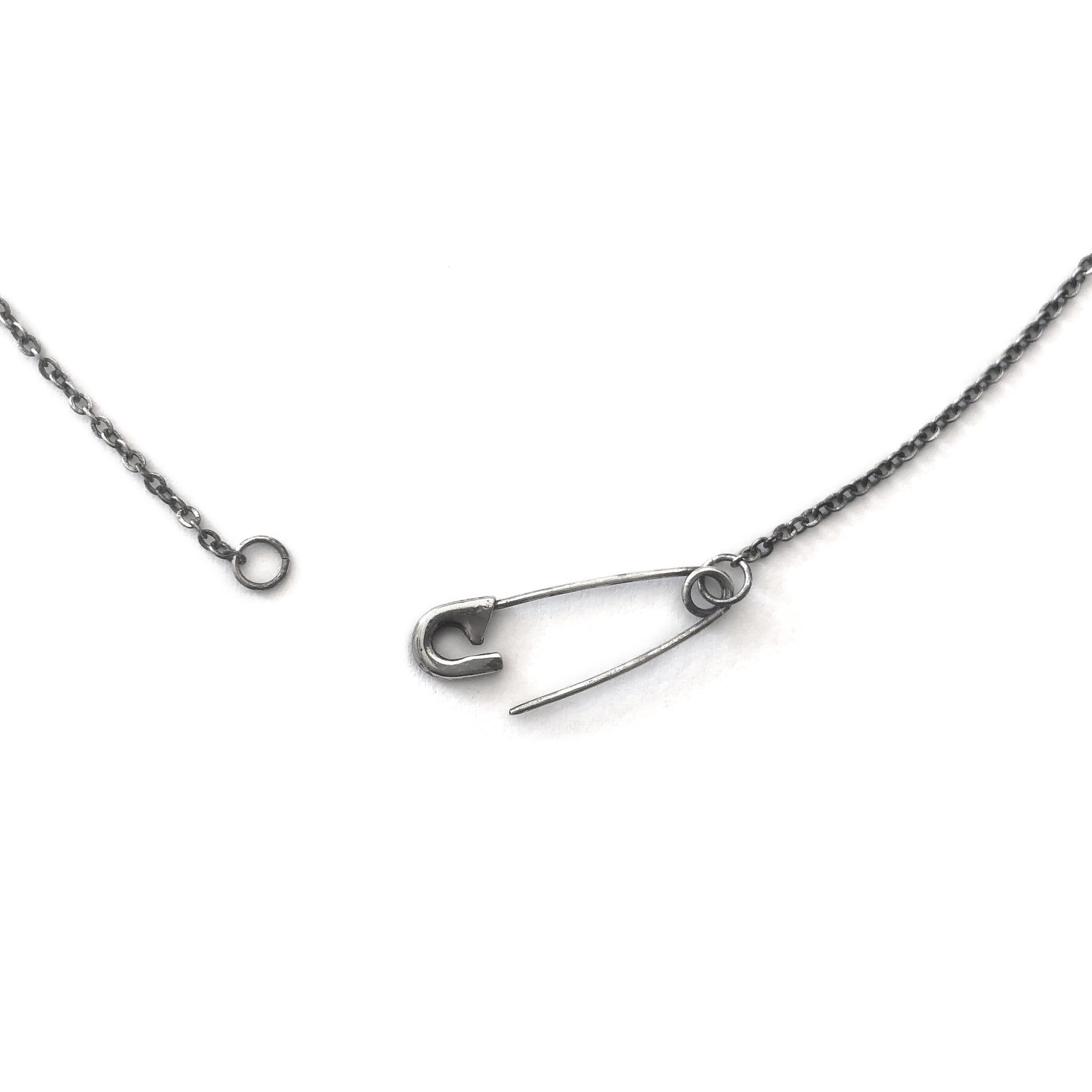 Safety Pin Necklace - Sterling Silver - Futaba Hayashi