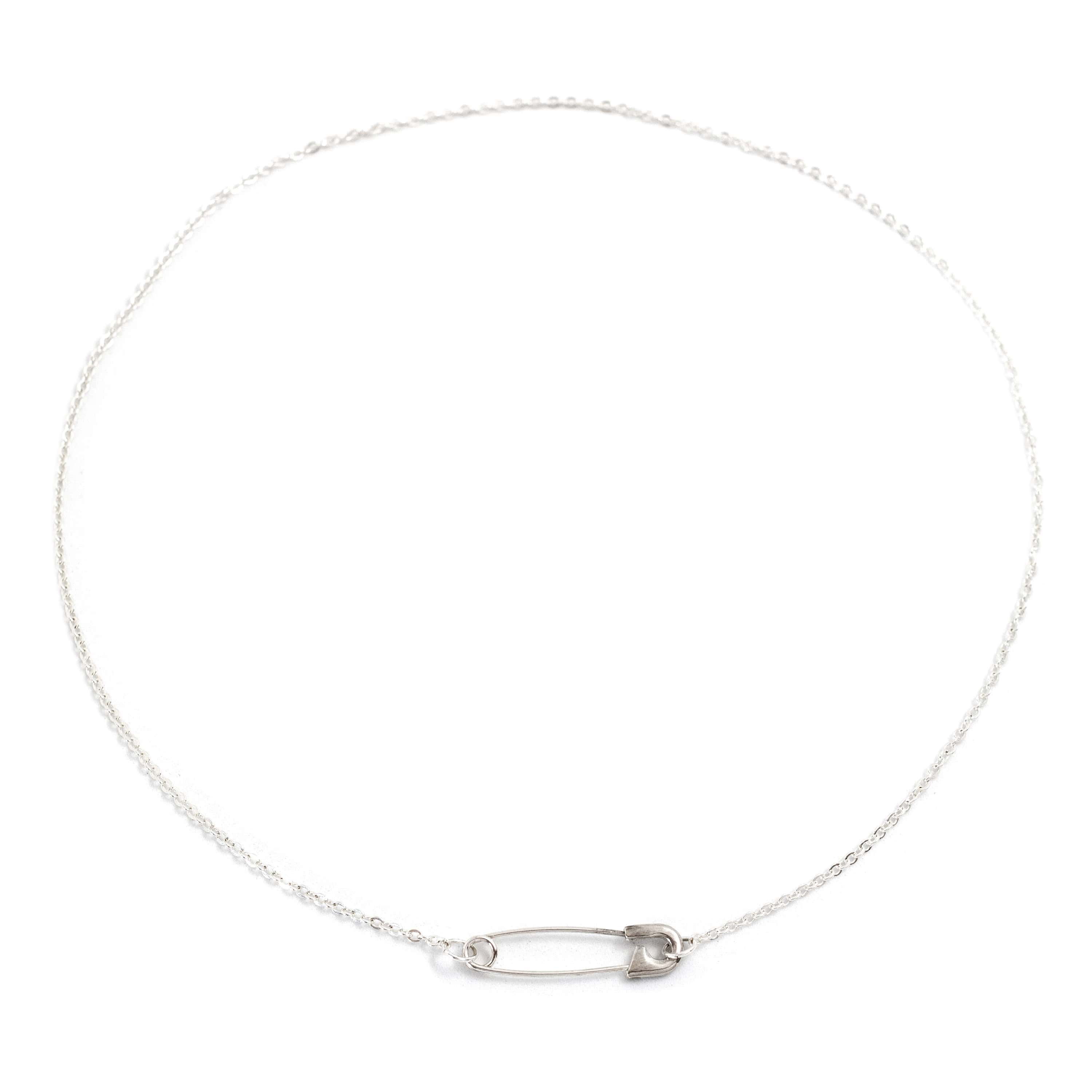 Safety Pin Necklace - Sterling Silver | Futaba Hayashi