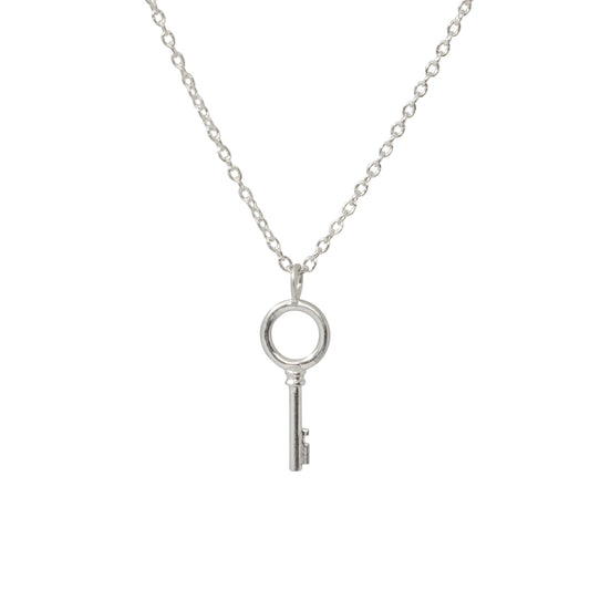 Circle Key Necklace - Sterling Silver - Futaba Hayashi