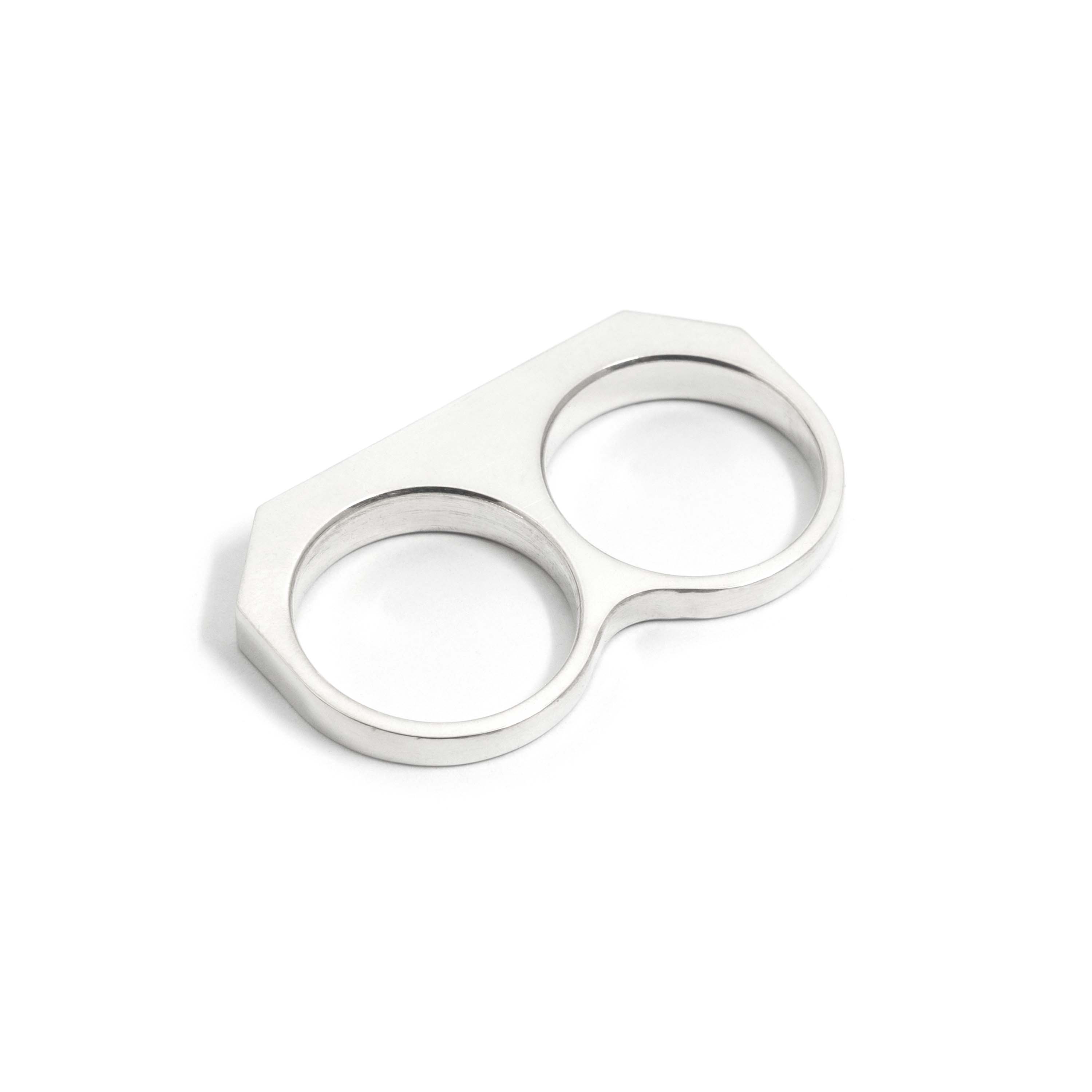 Geometric Two Finger Ring — Ange B Designs