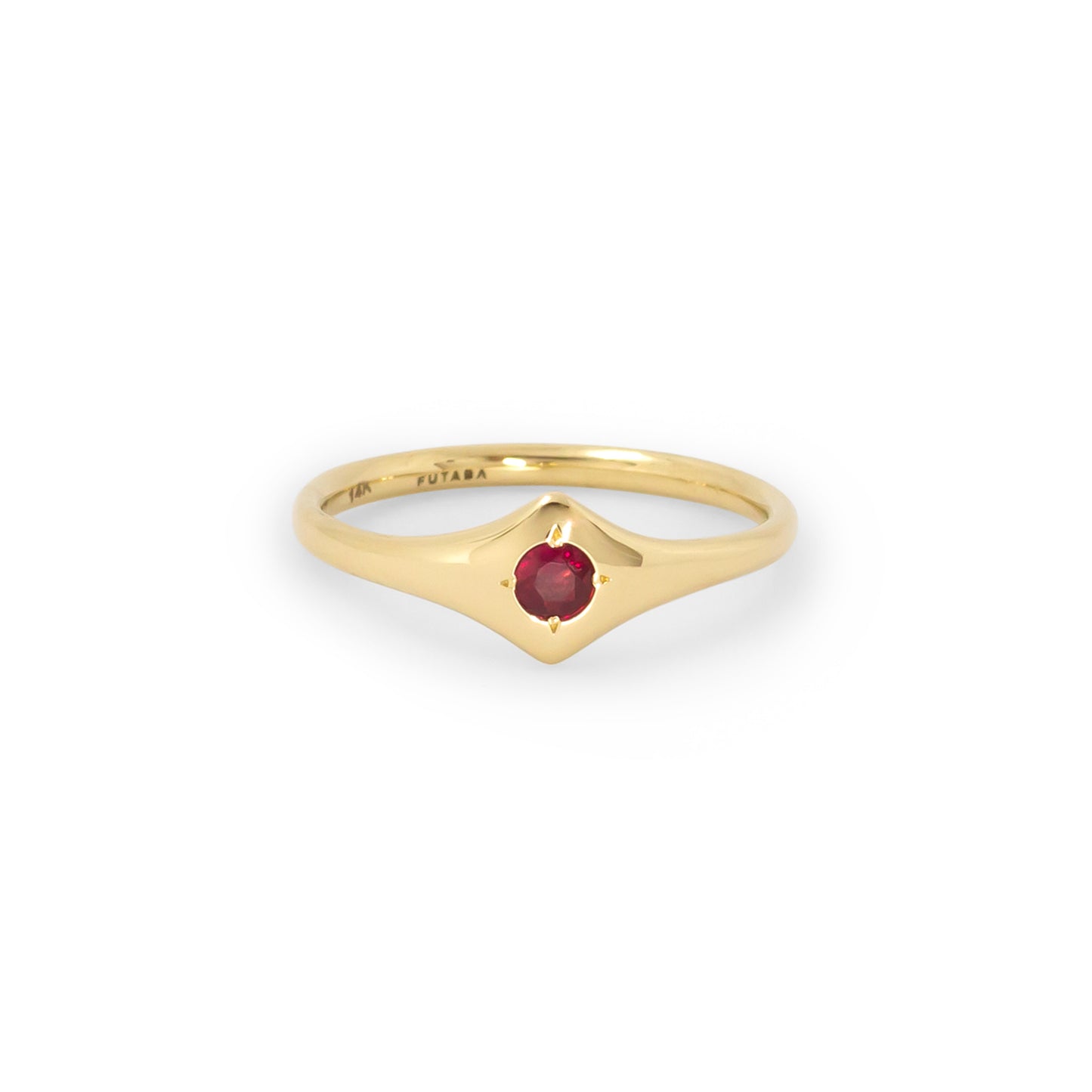 Shield Ring with Ruby - Futaba Hayashi