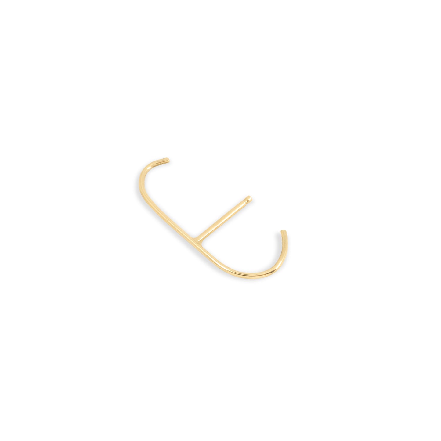 Minimalist Ear Cuff Skinny - 14K Yellow Gold - Futaba Hayashi