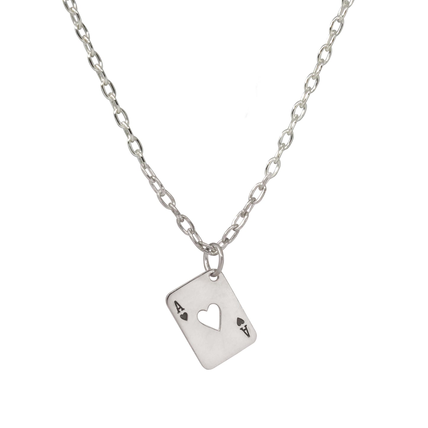 Ace Of Heart Necklace - Sterling Silver - Futaba Hayashi