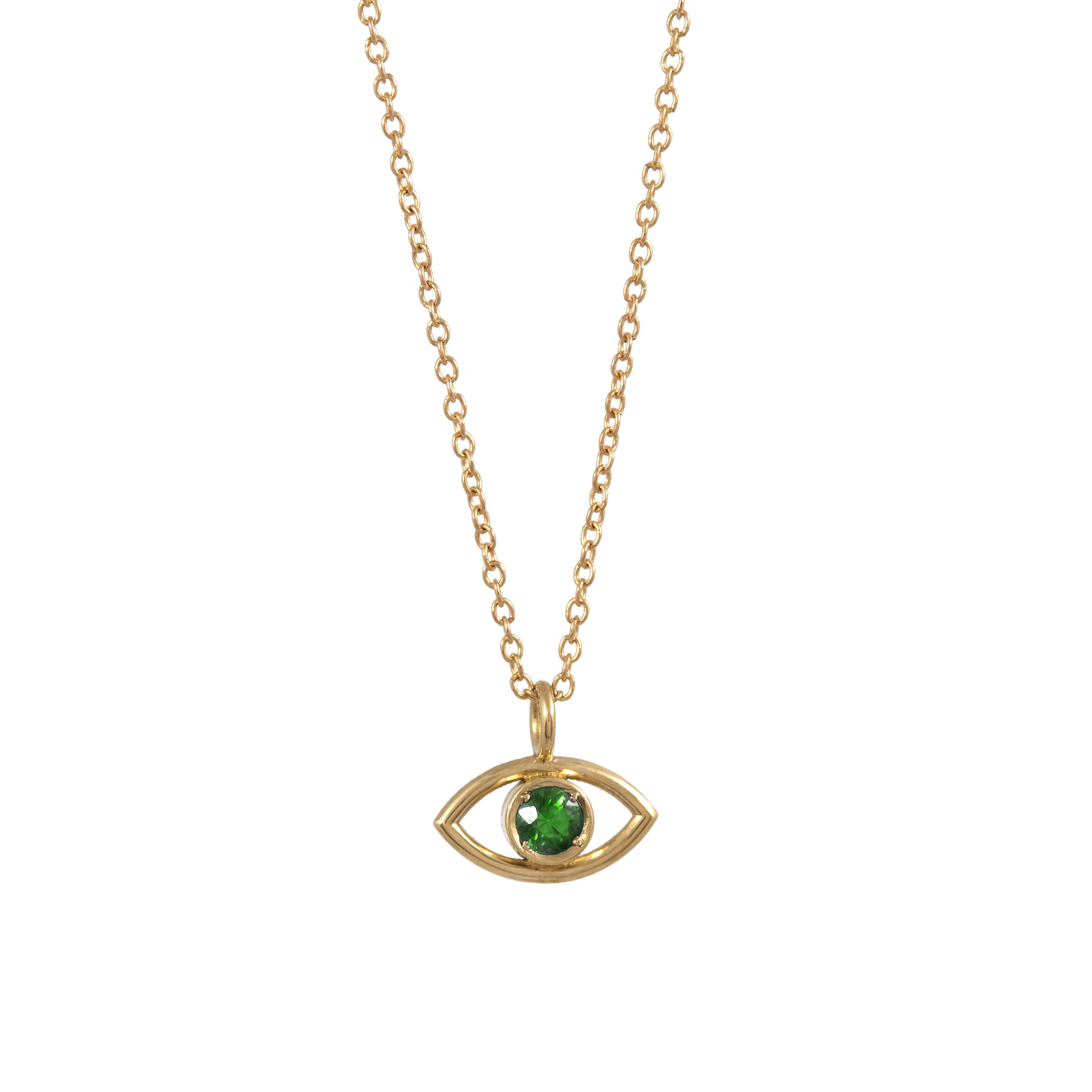 Evil Eye Necklace - 14K Yellow Gold - Futaba Hayashi