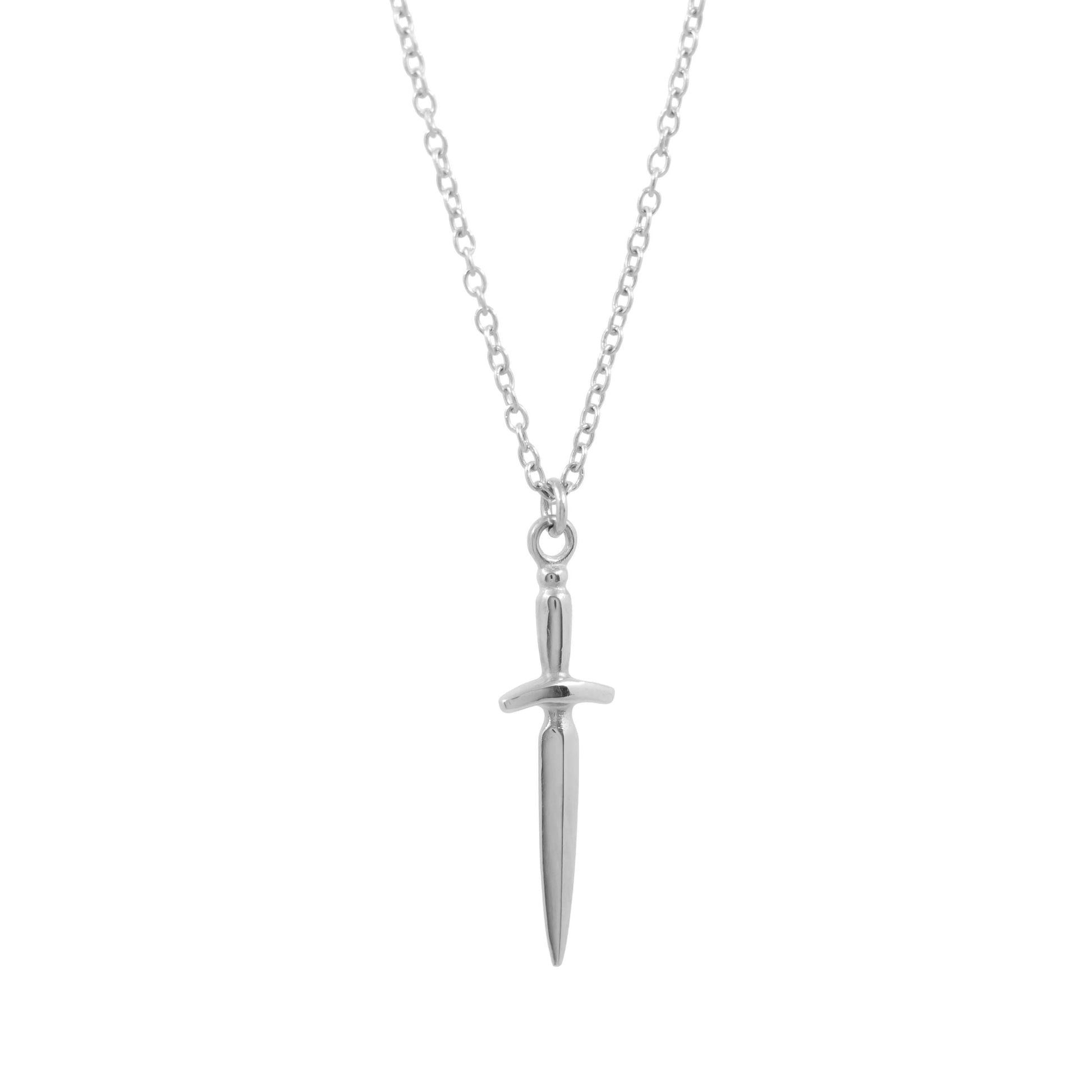 Small Dagger Necklace in Sterling Silver - Futaba Hayashi