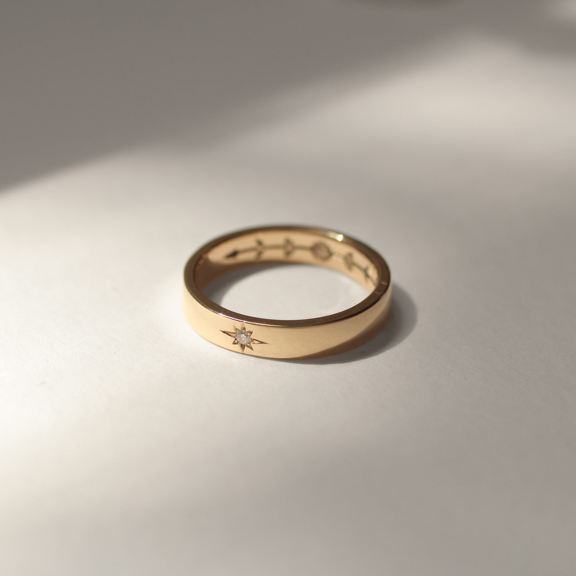 Sun and deals moon gold ring